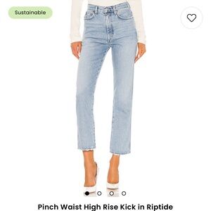 Agolde pinch waist high rise kick 24